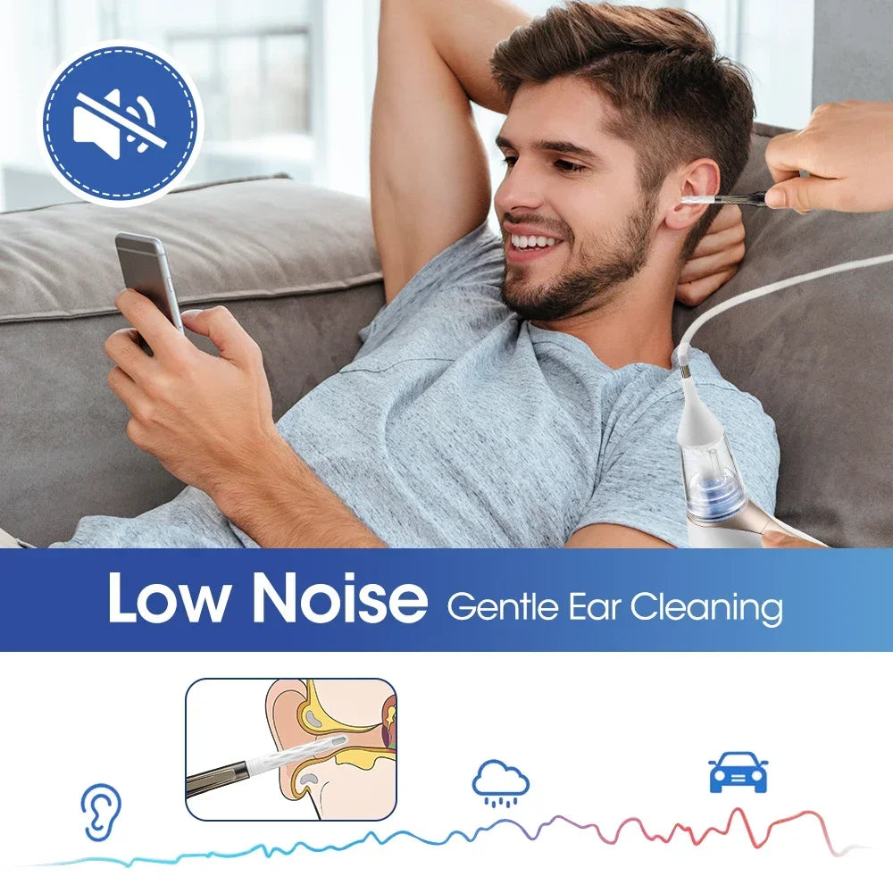 Electric Earwax Removal Vacuum and Ear Dryer