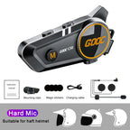 Bluetooth 5.3 Motorcycle Helmet Intercom Headset