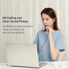 Wired In-Ear Headphones with 3.5mm Jack and Microphone
