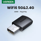 Dual-Band USB WiFi 6 Adapter for Desktop and Laptop