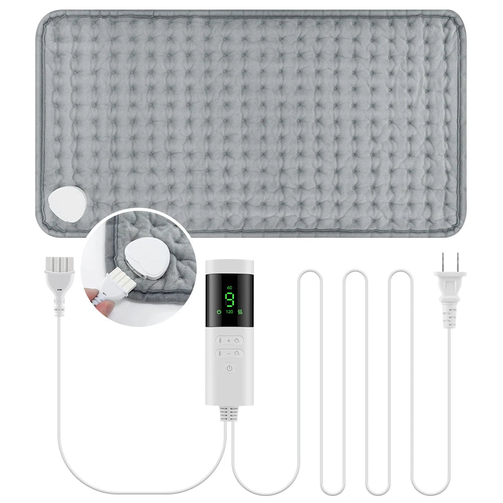 Electric Heating Pad for Back Neck and Muscle Relief