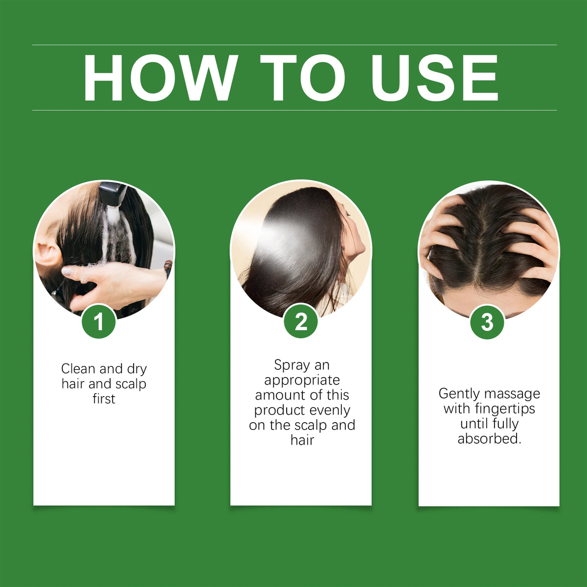 Rosemary Rice Water Hair Growth Spray for Damaged Frizzy Hair
