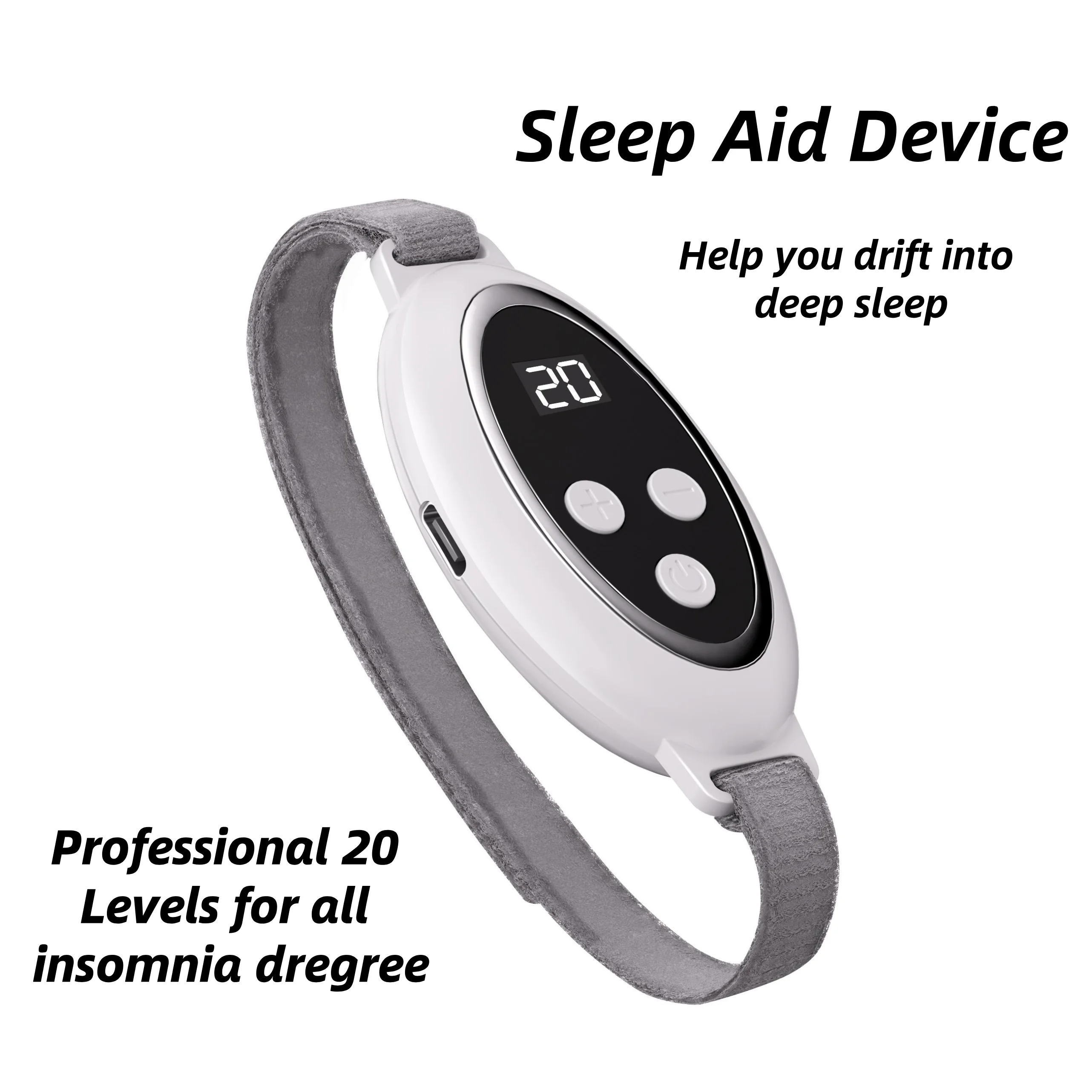 Microcurrent Handheld Sleep Aid Device for Insomnia and Anxiety - 1