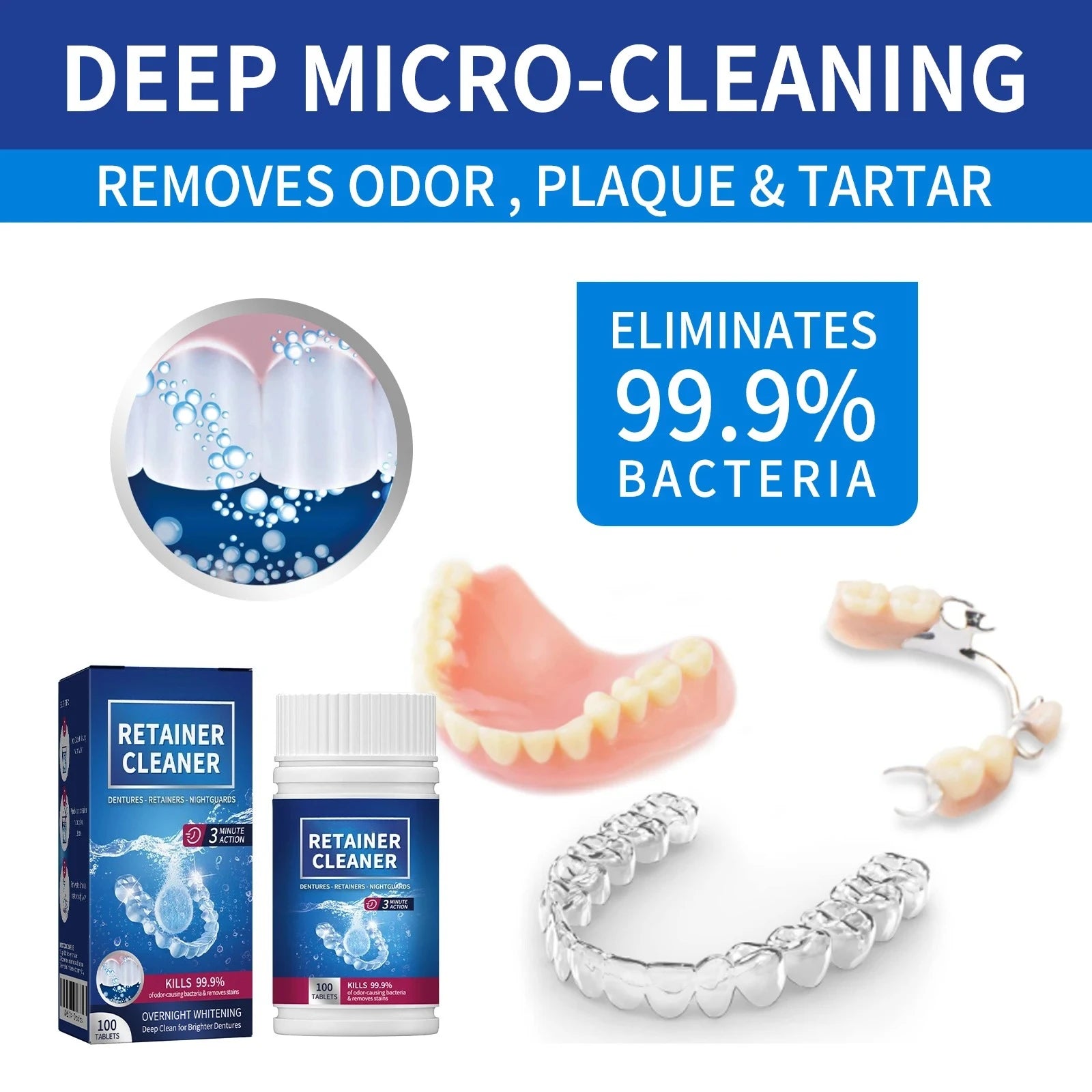 Denture and Retainer Cleaning Tablets - 2