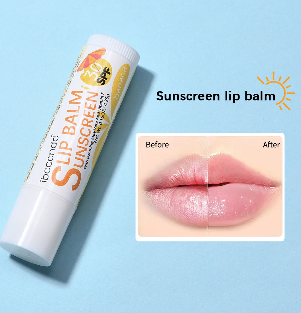 SPF 30 Sunscreen Moisturizing Lip Balm for UV Protection