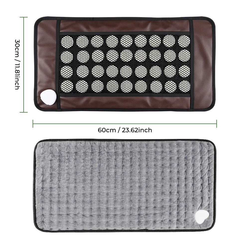 Natural Jade Stone Heating Pad for Pain Relief and Relaxation