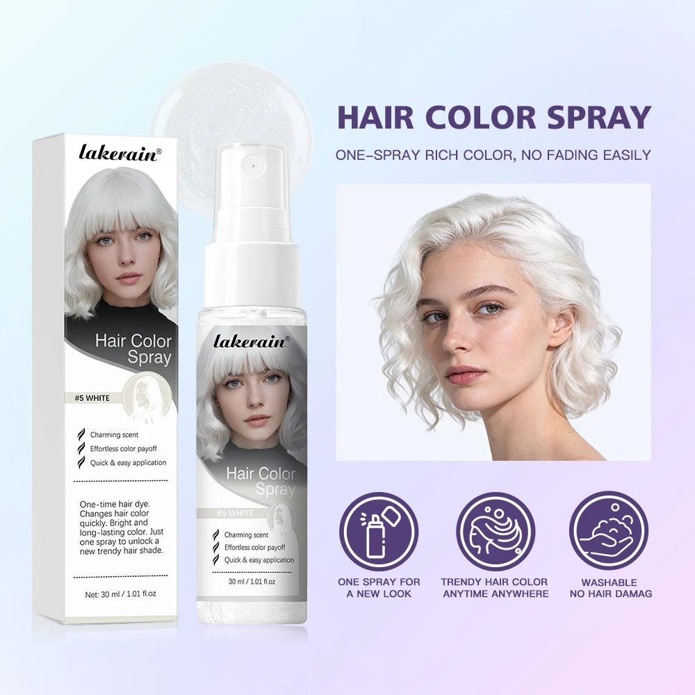 Temporary Washable Hair Color Spray for Parties and Styling