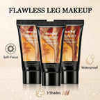 Waterproof Leg and Body Foundation with Application Glove