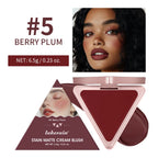 Matte Satin Cream Blush for Long-Lasting Natural Glow