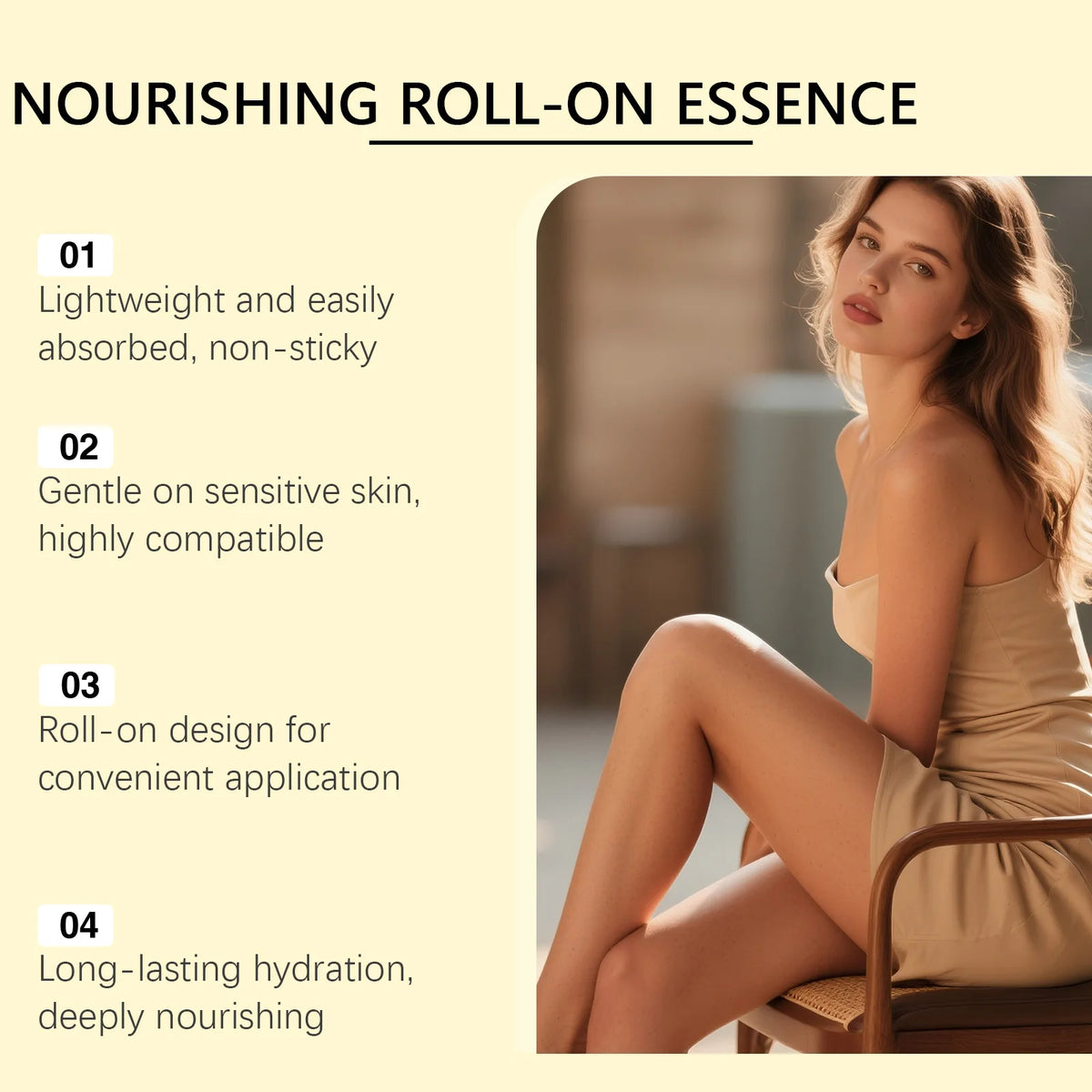 Cyperus Rotundus Post-Hair Removal Soothing Roll-On Oil