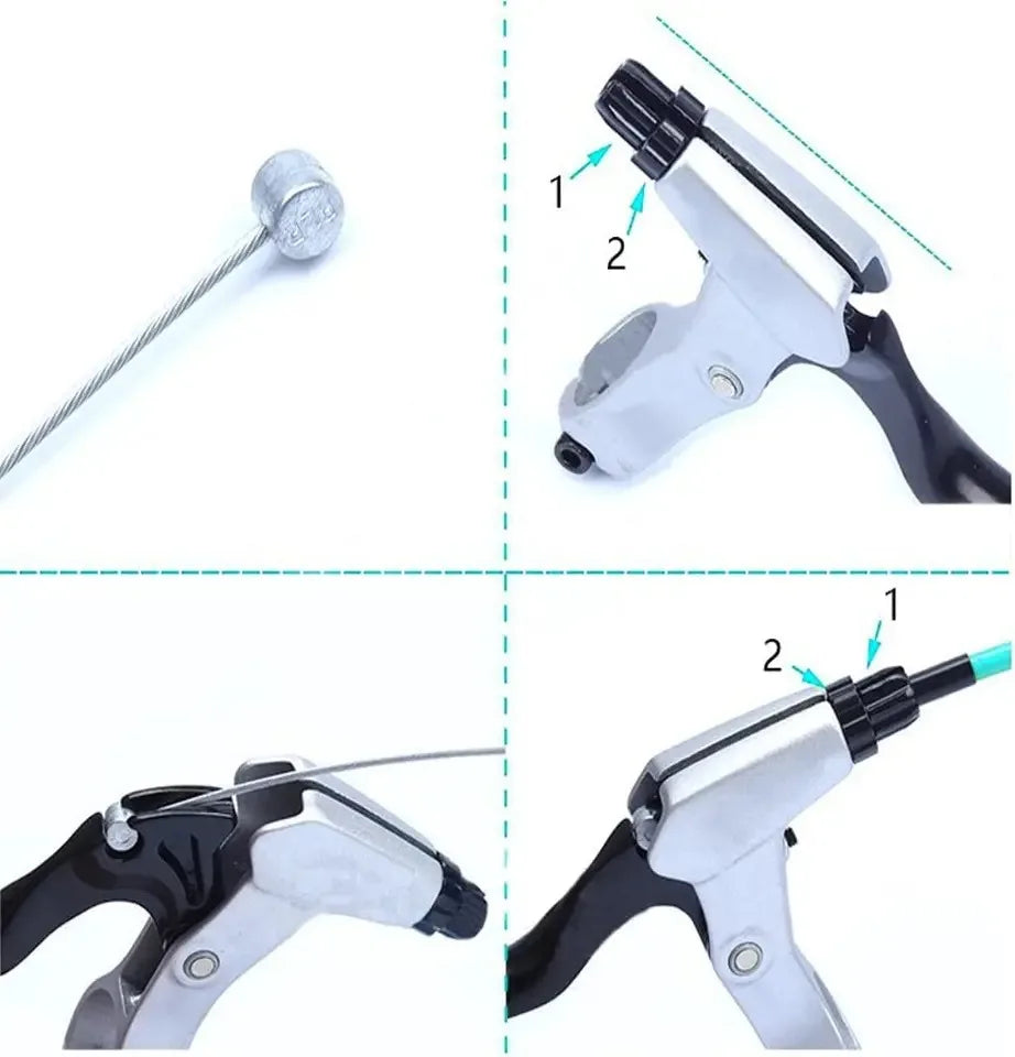 10 Pack Bicycle Brake and Shift Inner Cables 1700mm - 12