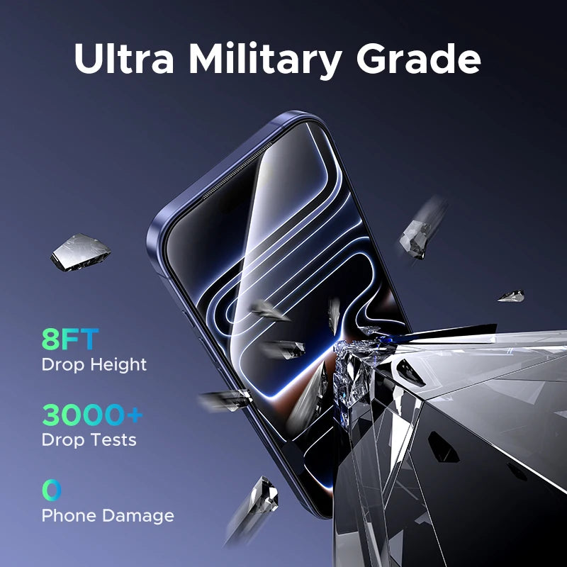 9D Full Coverage Tempered Glass Screen Protector for iPhone 17 Series - 2