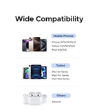 30W GaN Fast Wall Charger with 3 Ports for Smartphones and Tablets