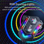 Bluetooth 5.3 Motorcycle Helmet Headset with RGB Ambient Lights