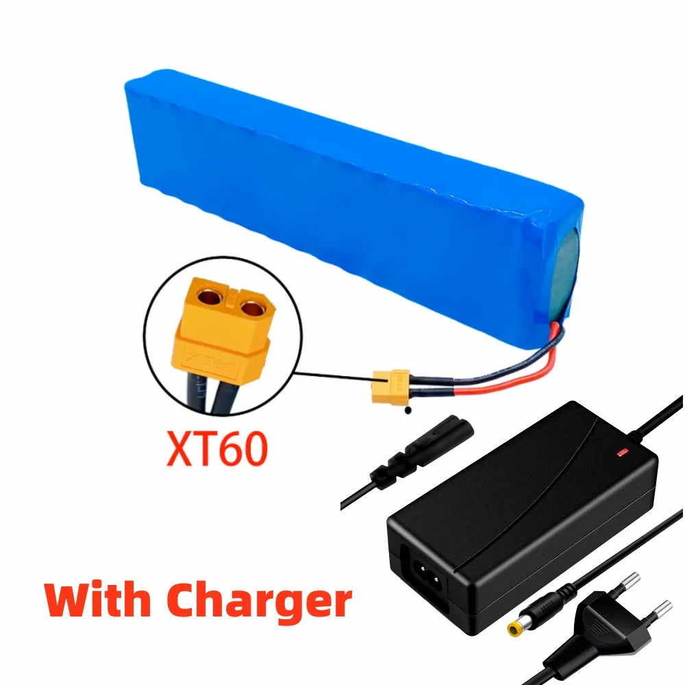 48V 50Ah Rechargeable Lithium-Ion Battery Pack with Charger