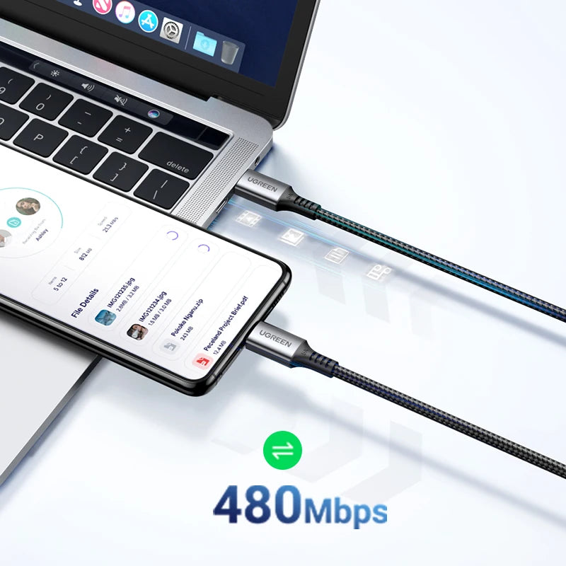 100W USB-C to USB-C Fast Charging and Data Sync Cable