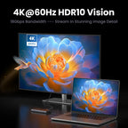 9-in-1 USB-C Hub with 4K 60Hz HDMI and 100W Power Delivery