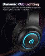 Wireless Gaming Headset with 7.1 Surround Sound and Bluetooth 6.0
