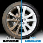 Tire Shine Applicator with Integrated Reservoir for Car Detailing