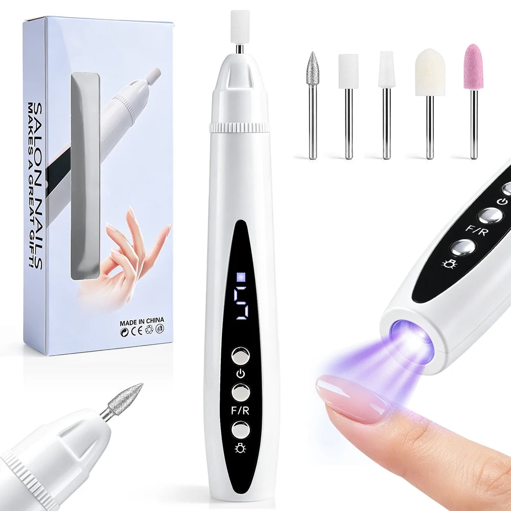 2-in-1 Cordless Electric Nail Drill and UV Curing Lamp - 7