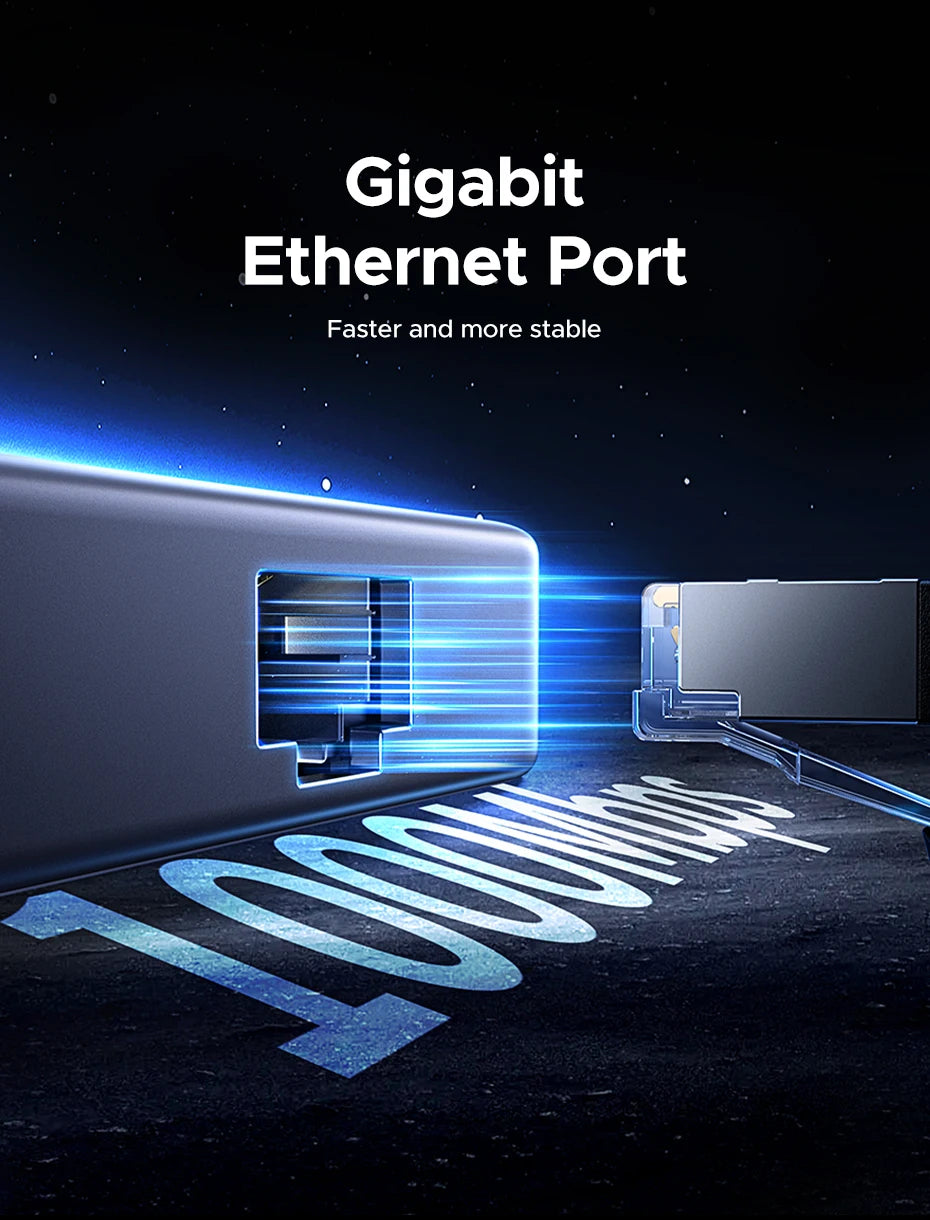 7-in-1 USB-C Hub with 4K 60Hz HDMI and Gigabit Ethernet