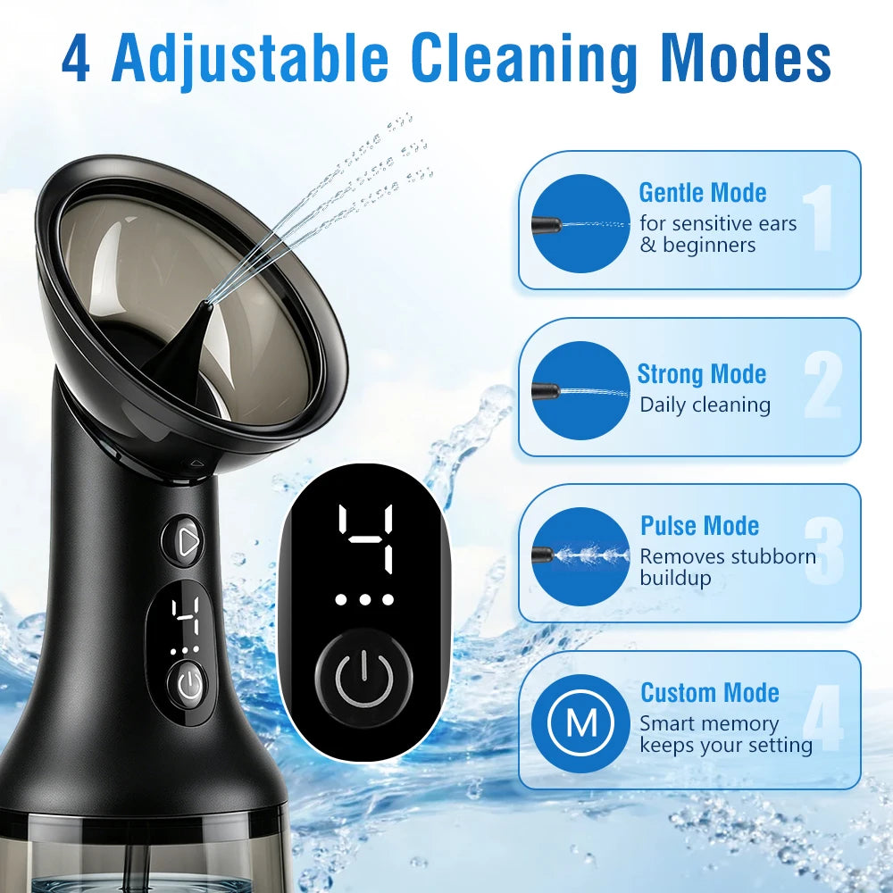 Electric Ear Wax Removal Irrigator with Dual Tank System - 3