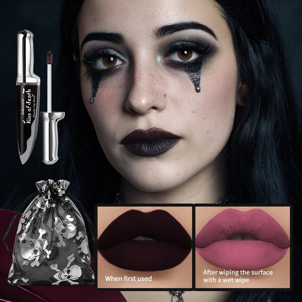 Bloody Matte Liquid Lip Stain for Halloween Costumes - 6