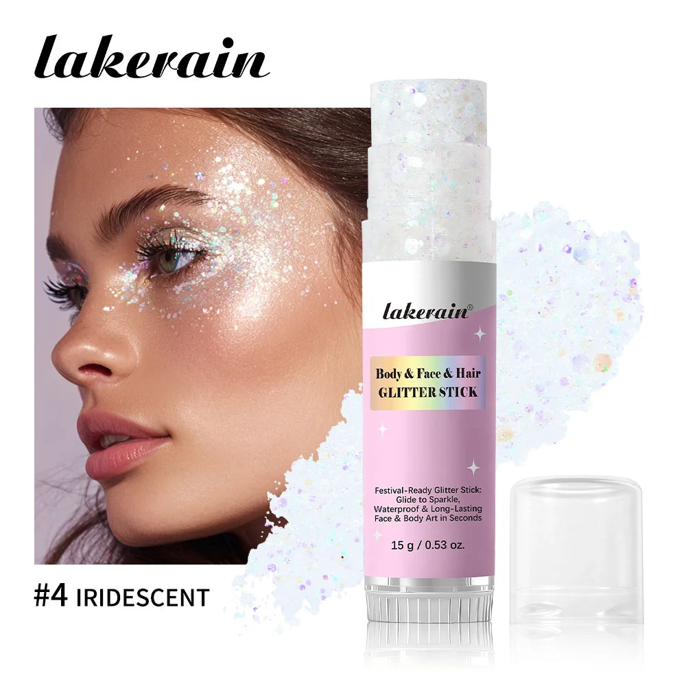 Glitter Highlighter Stick for Face Body and Hair - 24