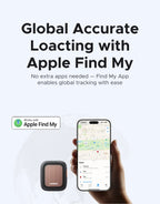Solar Powered Bluetooth Item Tracker for Apple Find My