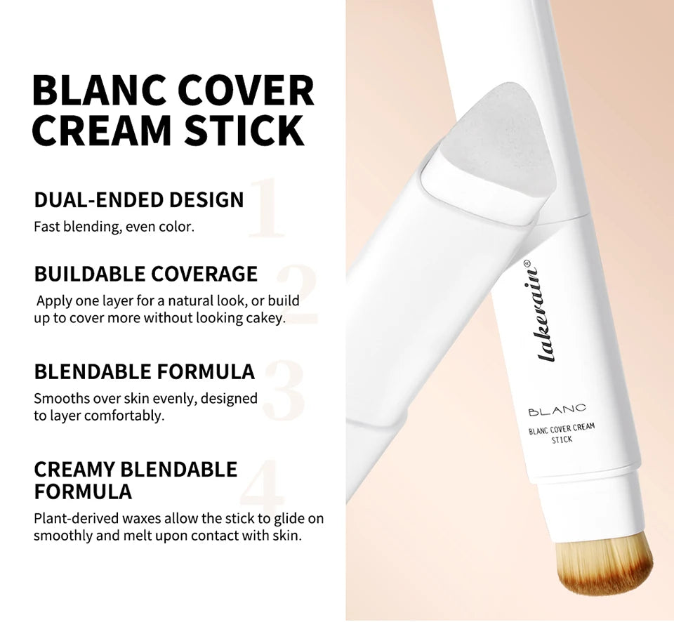 Color-Changing Foundation Stick with Built-in Brush