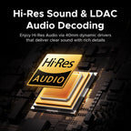 Wireless Noise-Cancelling Headphones with 120H Playtime
