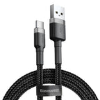 3A Fast Charging USB-A to USB-C Braided Data Cable