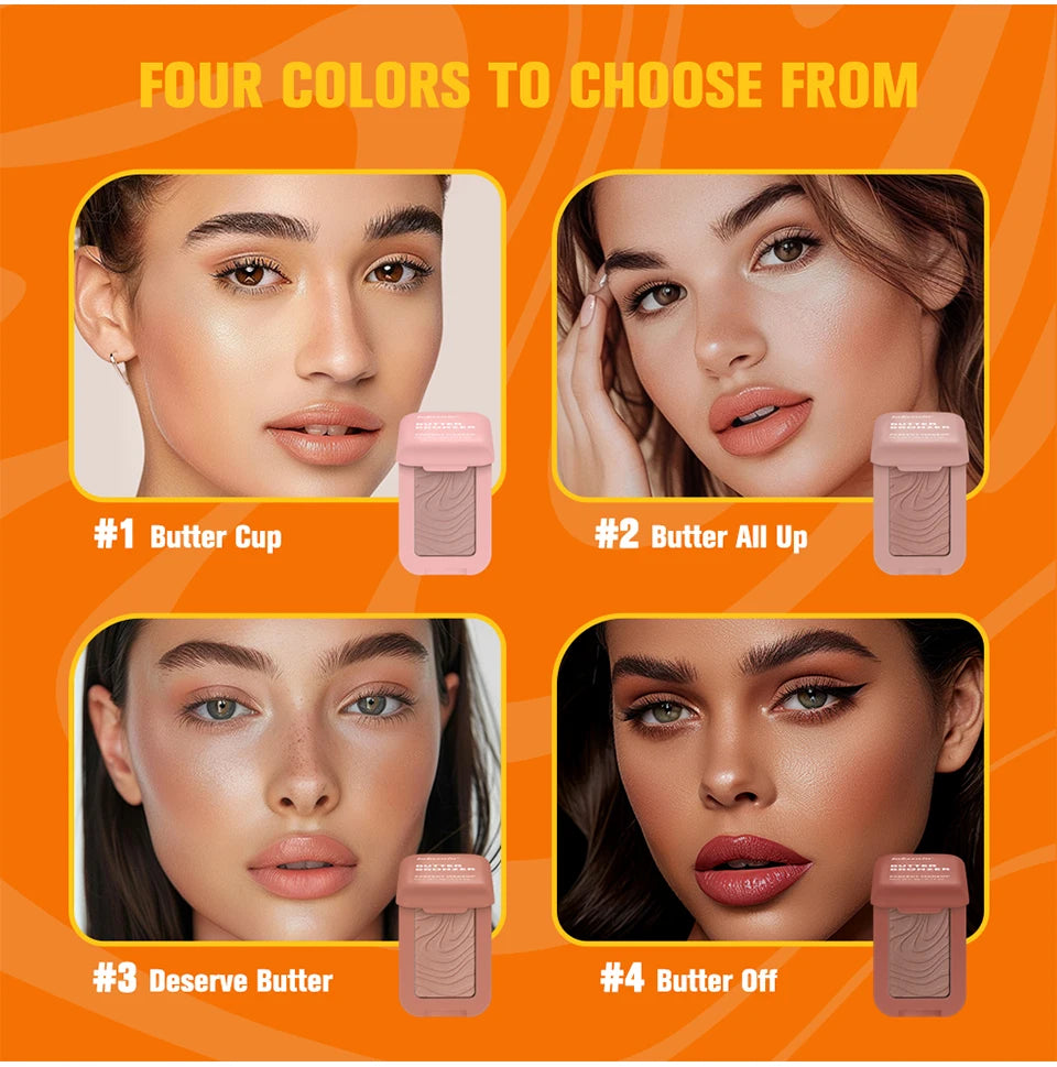 Waterproof Soft Matte Face Bronzer and Contouring Powder