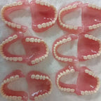Comfortable Snap-On Dentures with Mirror Storage Case