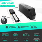 Electric Bike Hailong Lithium-Ion Battery Pack 36V 48V 52V