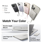 10000mAh Magnetic Wireless Power Bank with Built-in Fast Charge Cable
