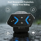 Bluetooth 5.4 Motorcycle Helmet Intercom Headset