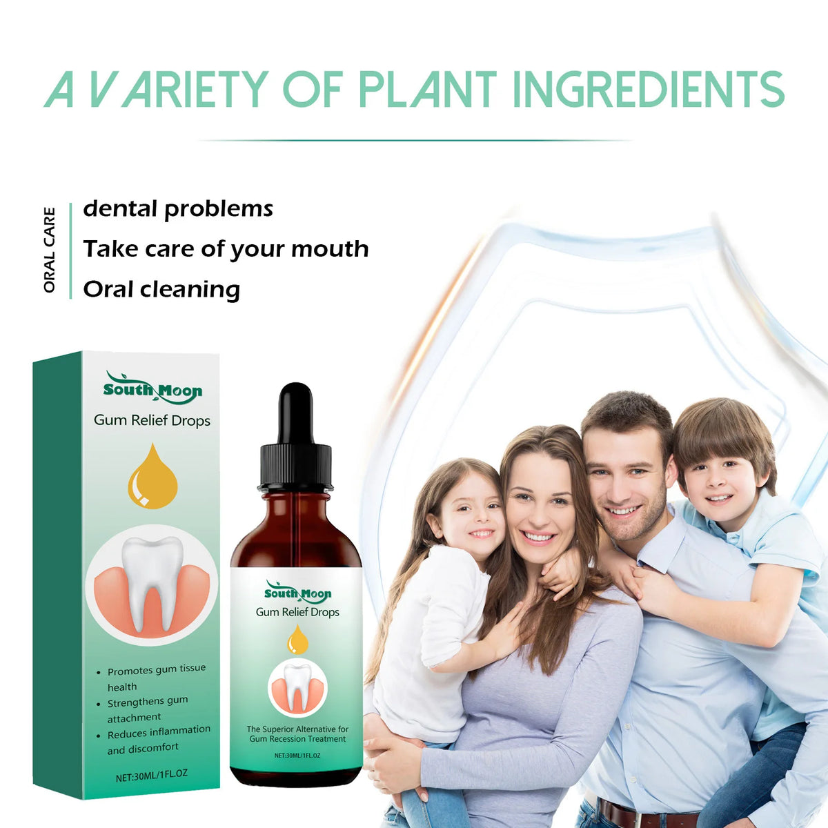 Herbal Gum and Toothache Relief Drops
