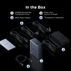 13-in-1 Thunderbolt 4 Docking Station 40Gbps 8K Dual Display Hub