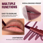 Dual-Sided Long-Lasting Waterproof Lip Stain and Liner Pen