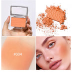 Matte Embossed Blush Palette with Application Brush