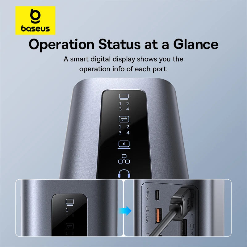 11-in-1 USB-C Docking Station with 4K Triple Display and 100W PD - 5