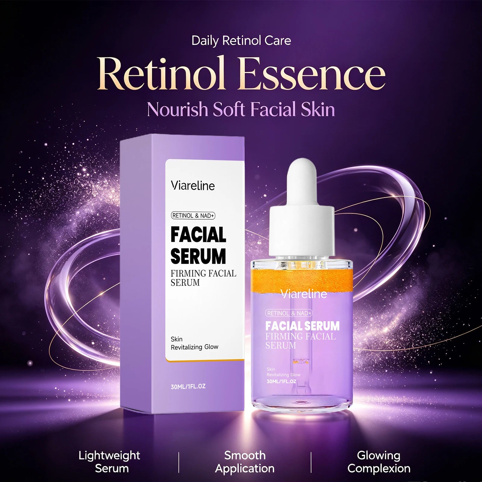 Retinol Anti-Aging Facial Serum for Firming and Brightening - 2