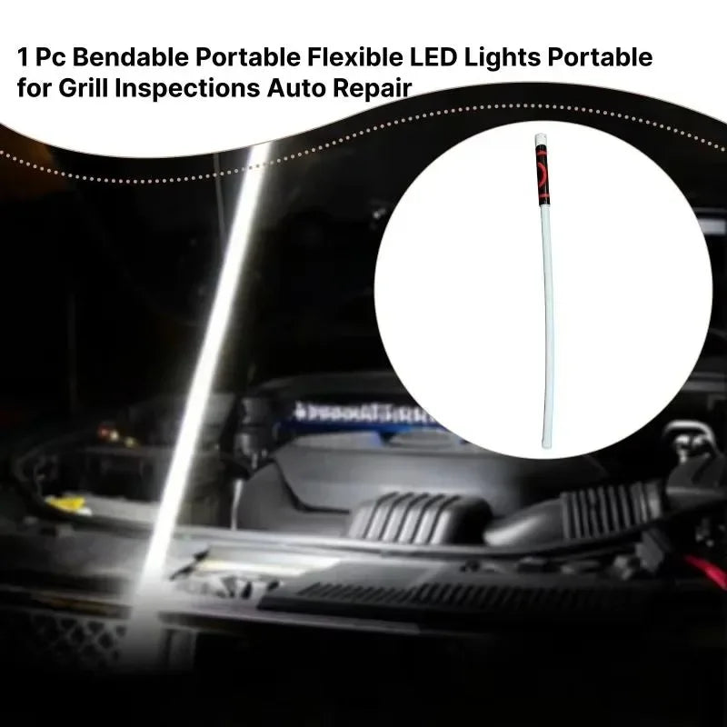 Flexible Silicone LED Work Light Rechargeable USB-C Handheld Flashlight