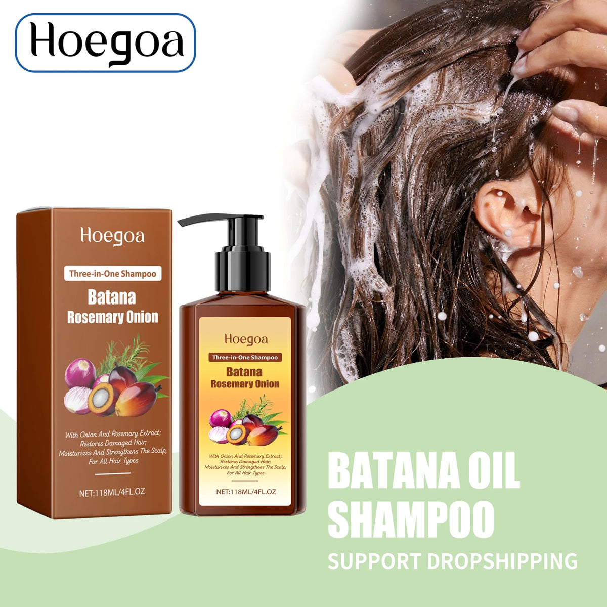 Strengthening Hair Growth and Anti-Dandruff Shampoo