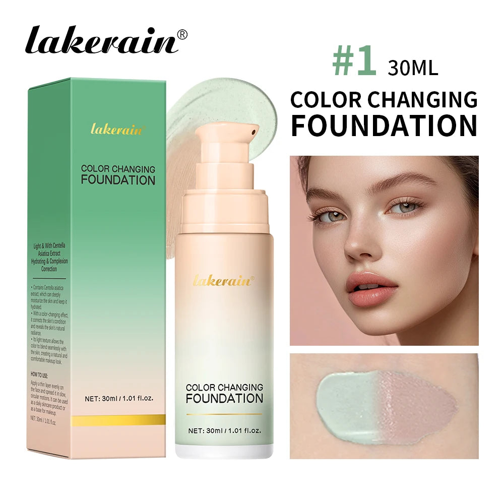 Color-Changing Liquid Foundation for Flawless Skin Tone - 21