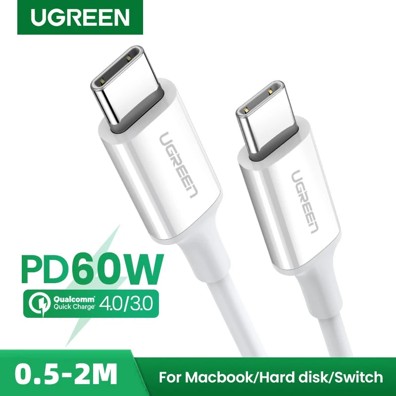 60W USB-C to USB-C Fast Charging Data Cable - 1