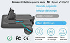 High-Capacity Replacement Battery for Cordless Vacuum Cleaners