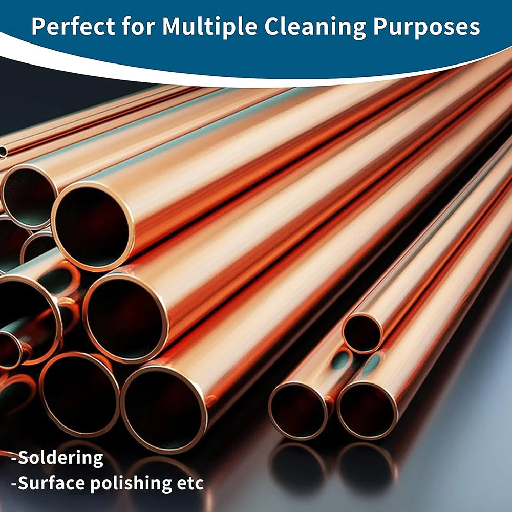 Stainless Steel Bore Cleaning Brush Set with 1/4" Hex Shank