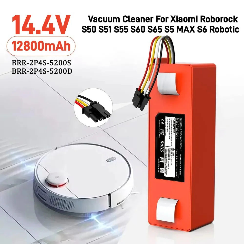 14.4V Replacement Battery for Roborock Vacuum Cleaners